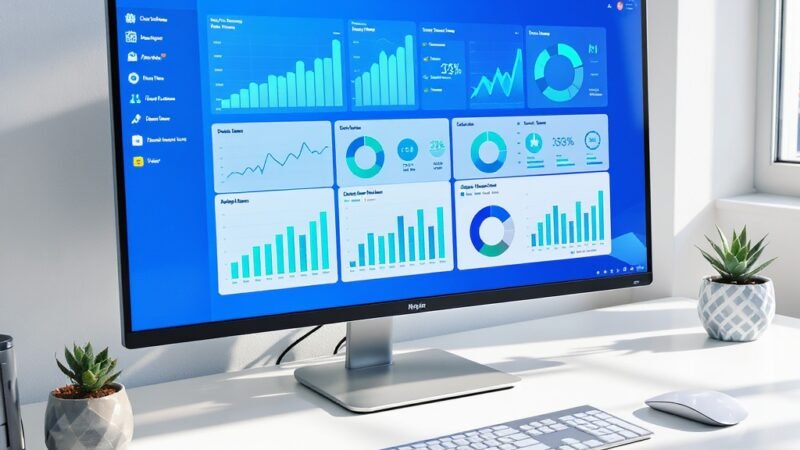 Google Ads performance dashboard showing campaign metrics and ROI data - KM Digital Solutions